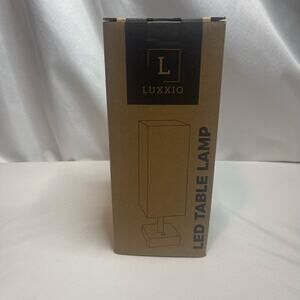 LUXXIO Cordless Bedside Table Lamp-Rechargeable